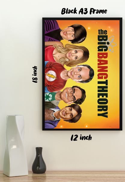 Cosmic Companions | The Big Bang Theory | Sitcom Poster