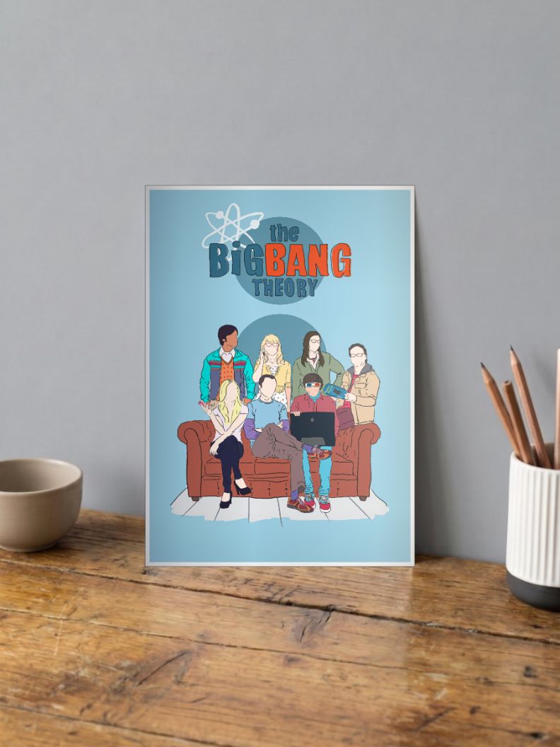 Cosmic Genesis | The Big Bang Theory | Sitcom Poster