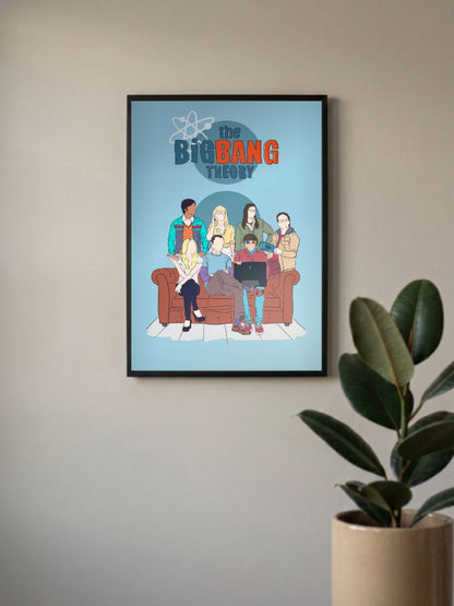 Cosmic Genesis | The Big Bang Theory | Sitcom Poster