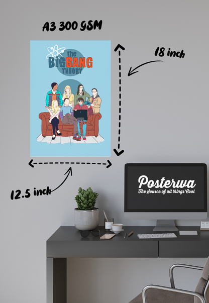 Cosmic Genesis | The Big Bang Theory | Sitcom Poster