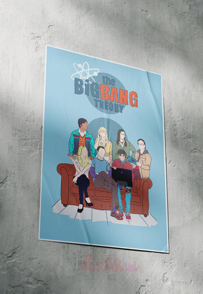 Cosmic Genesis | The Big Bang Theory | Sitcom Poster