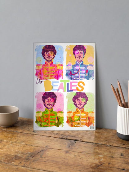 Beatles Band Poster