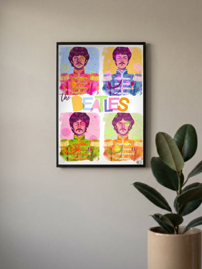 Beatles Band Poster