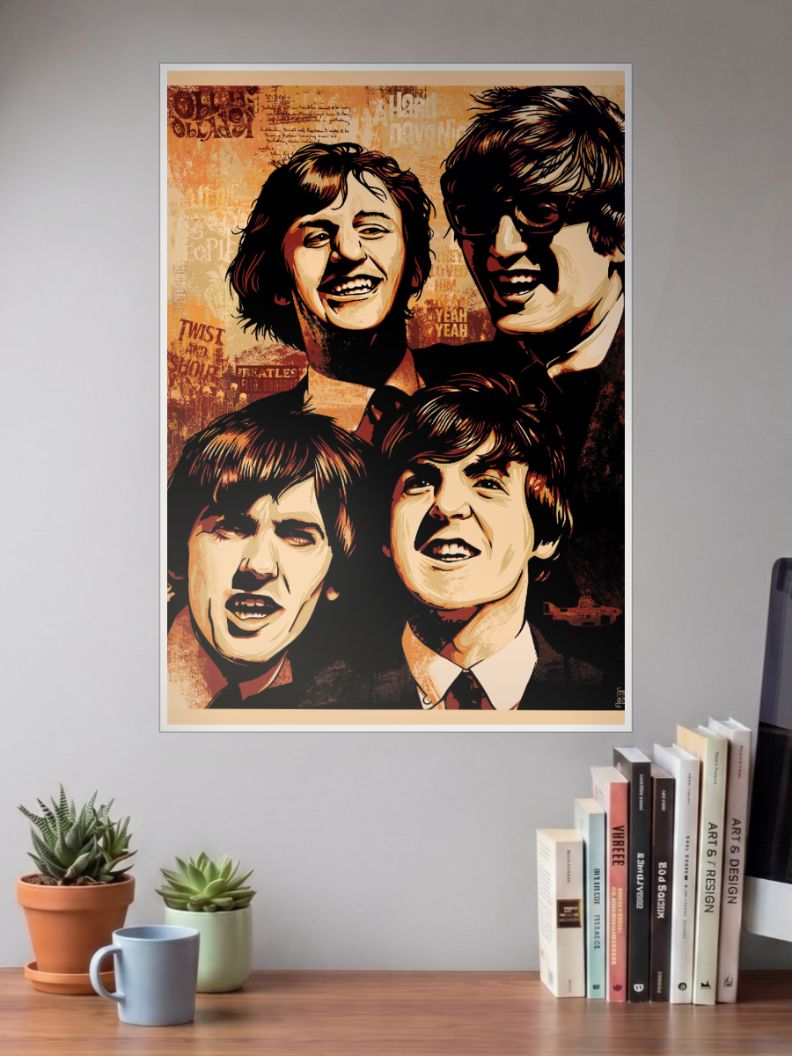 Timeless Harmonies | Beatles | Bands Poster