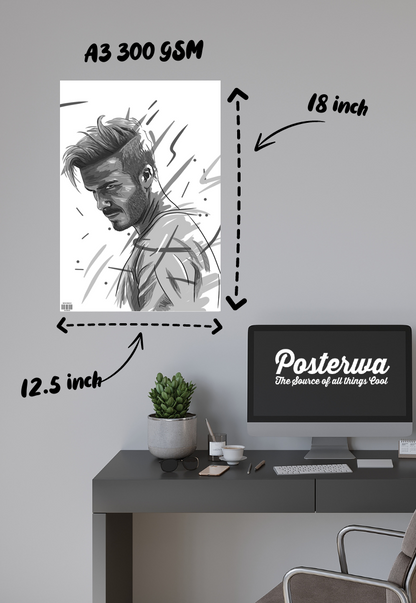 Artful Kicks | David Beckham | Iconic Poster