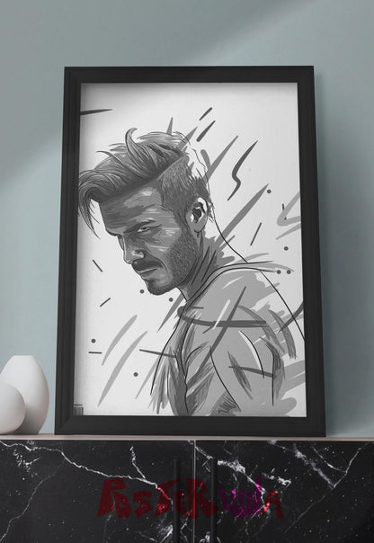 Artful Kicks | David Beckham | Iconic Poster