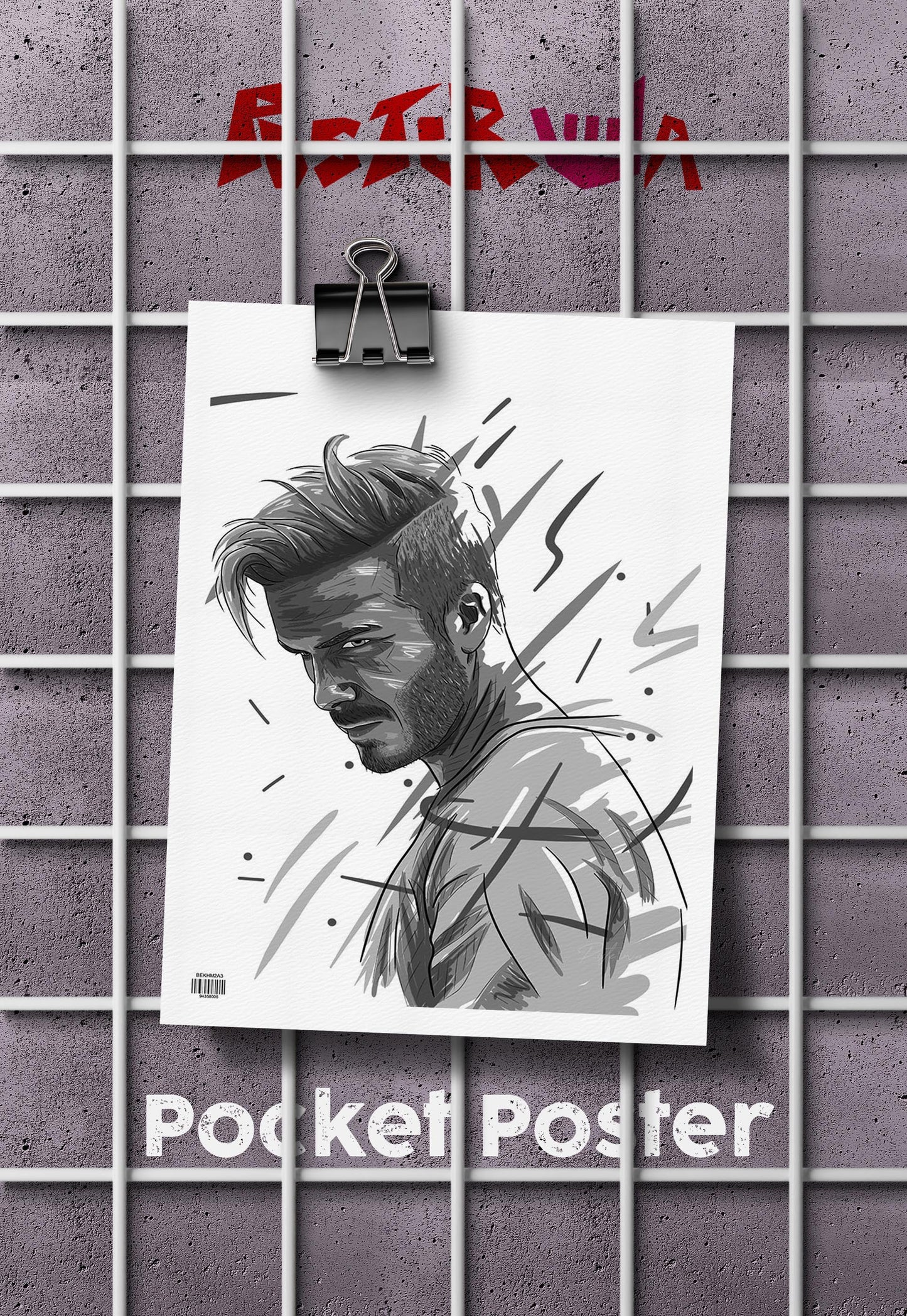 Artful Kicks | David Beckham | Iconic Poster