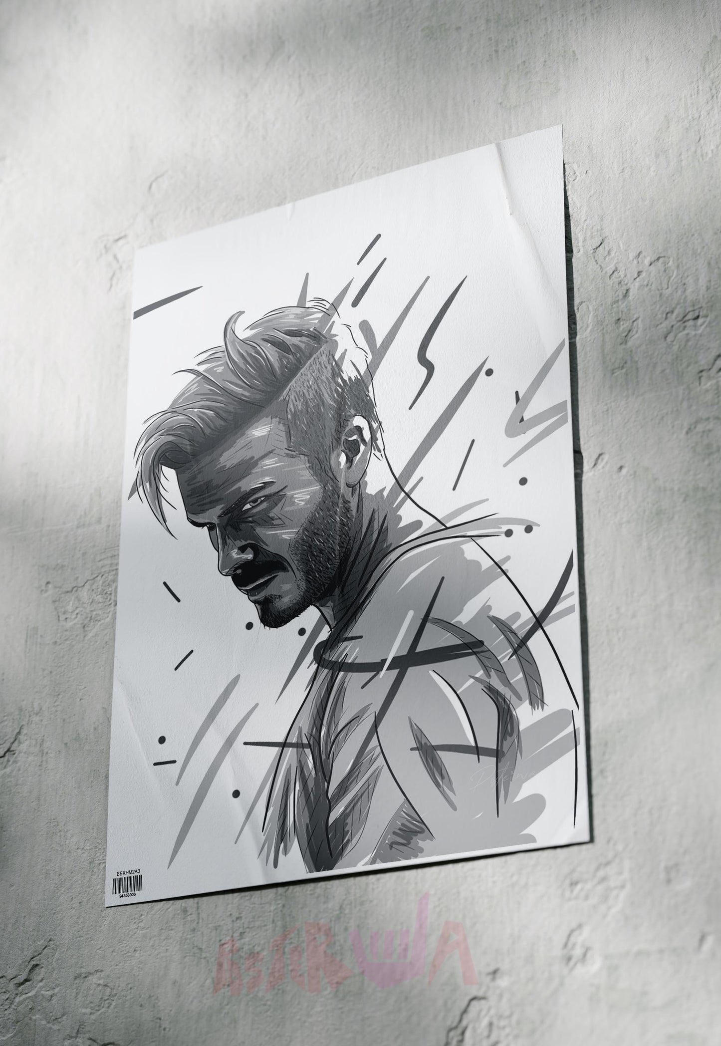 Artful Kicks | David Beckham | Iconic Poster
