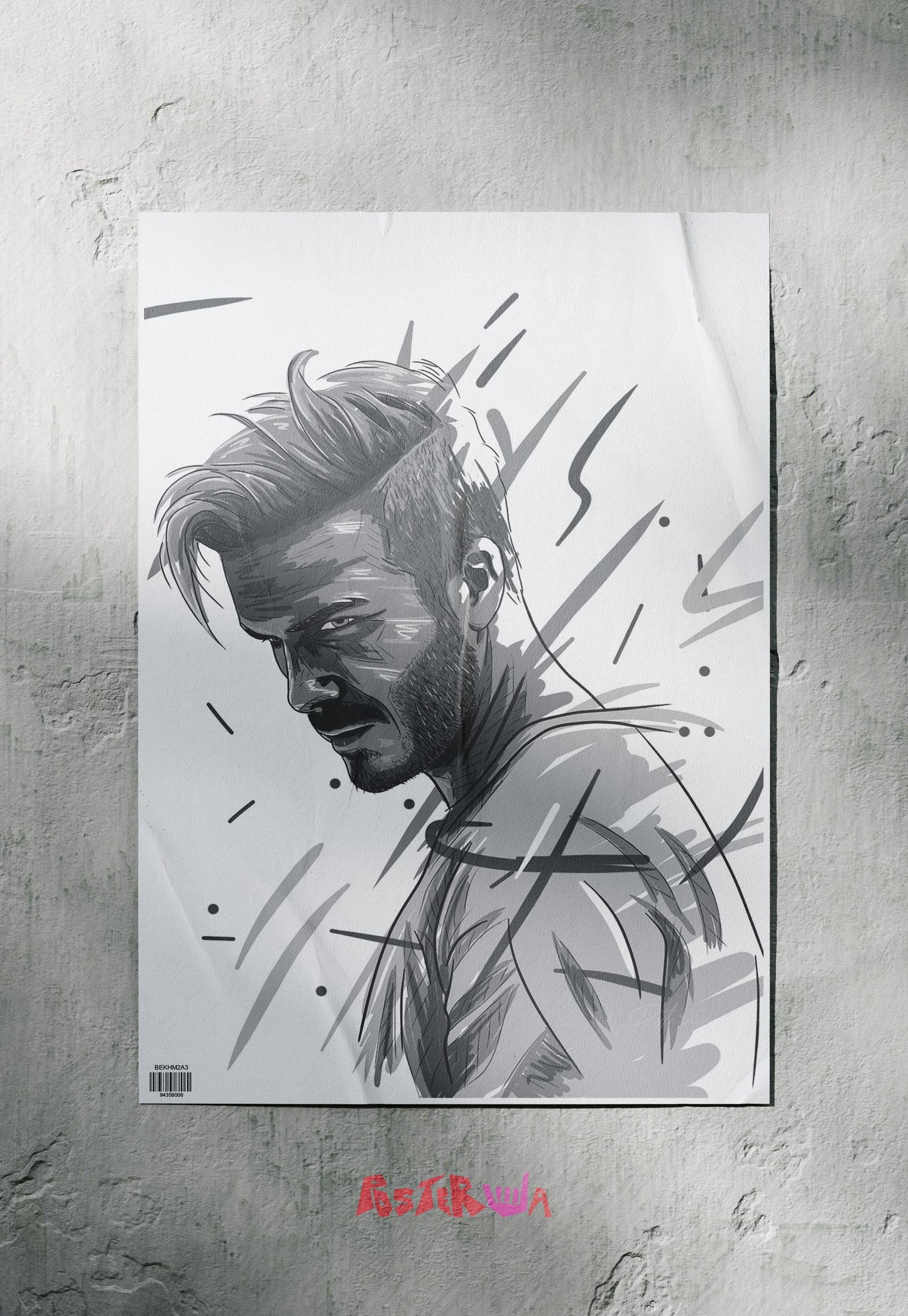 Artful Kicks | David Beckham | Iconic Poster
