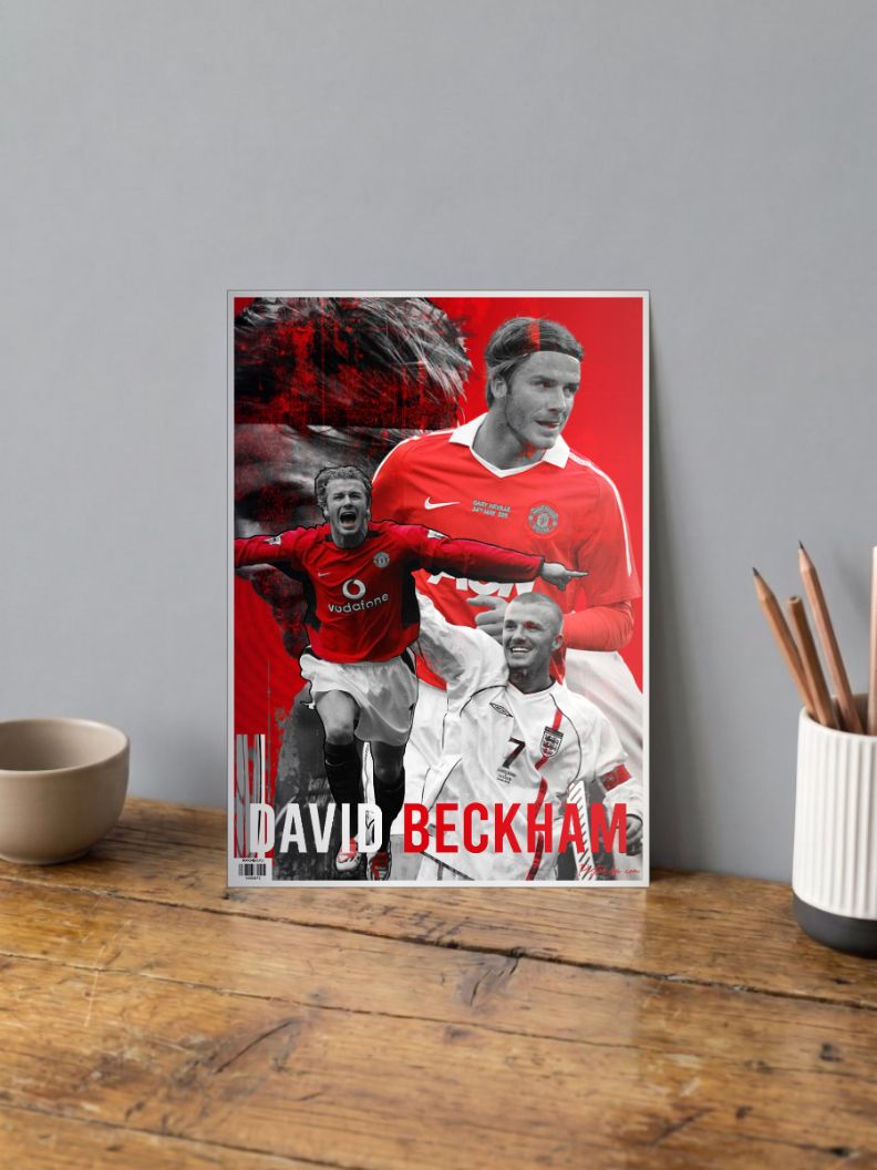Golden Boots | David Beckham | Football Poster