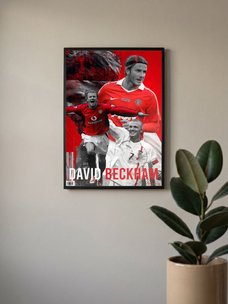 Golden Boots | David Beckham | Football Poster