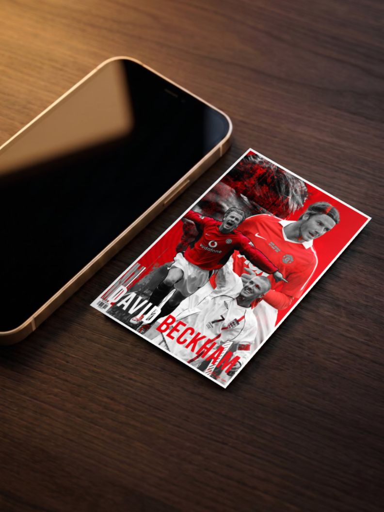 Golden Boots | David Beckham | Football Poster