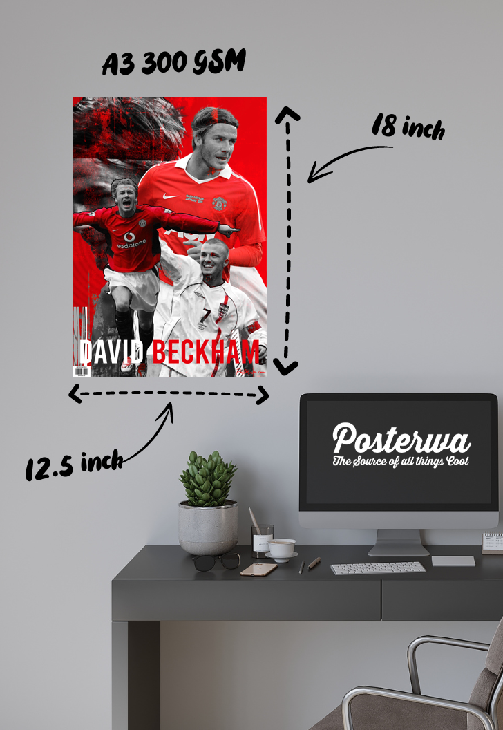 Golden Boots | David Beckham | Football Poster