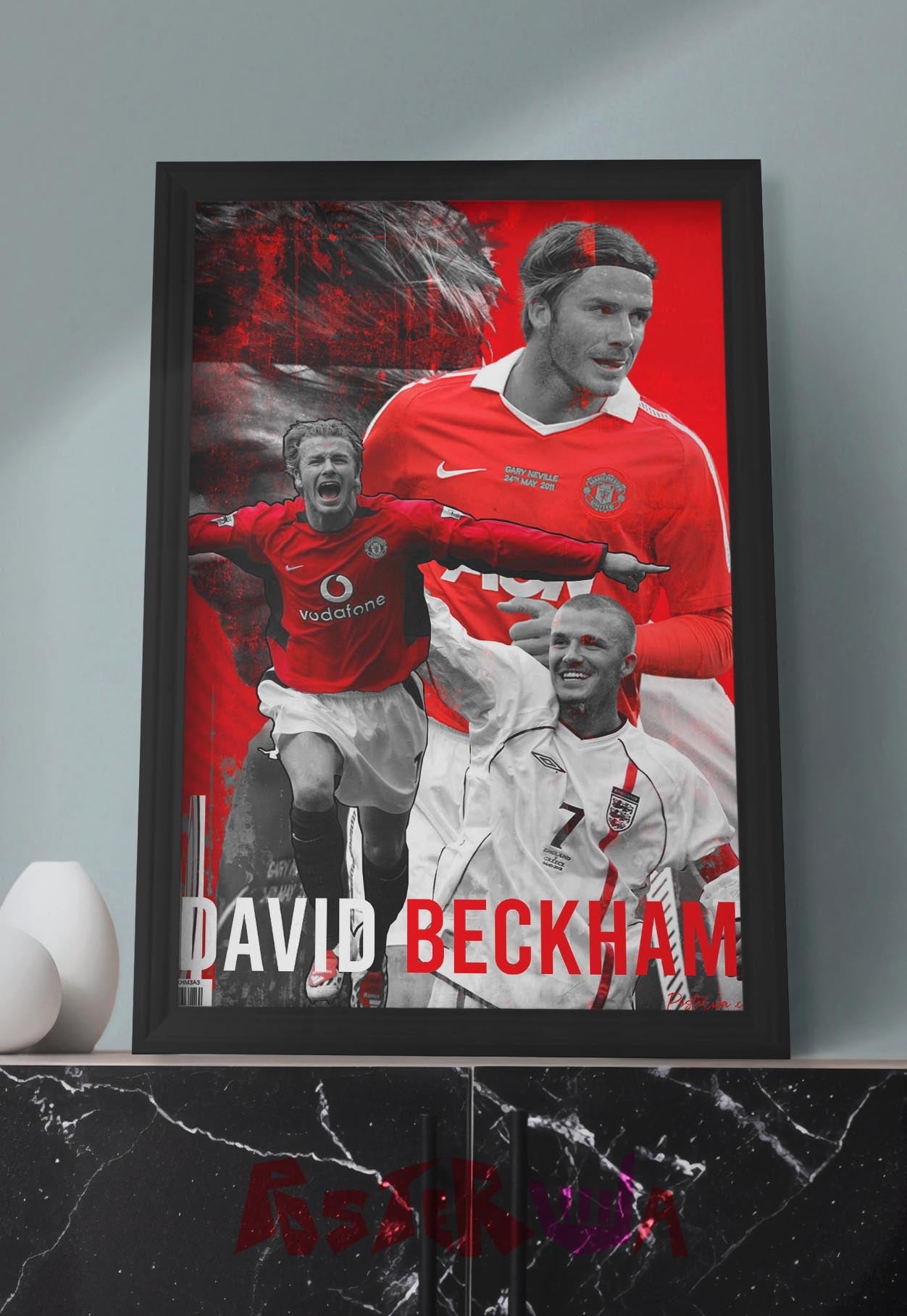Golden Boots | David Beckham | Football Poster