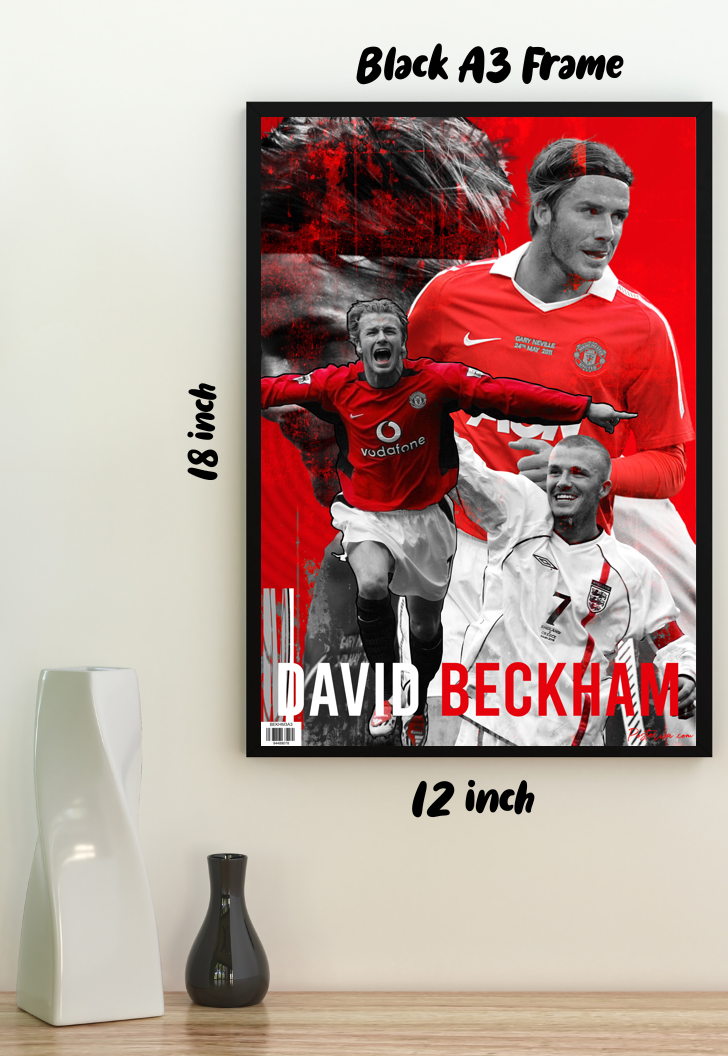 Golden Boots | David Beckham | Football Poster