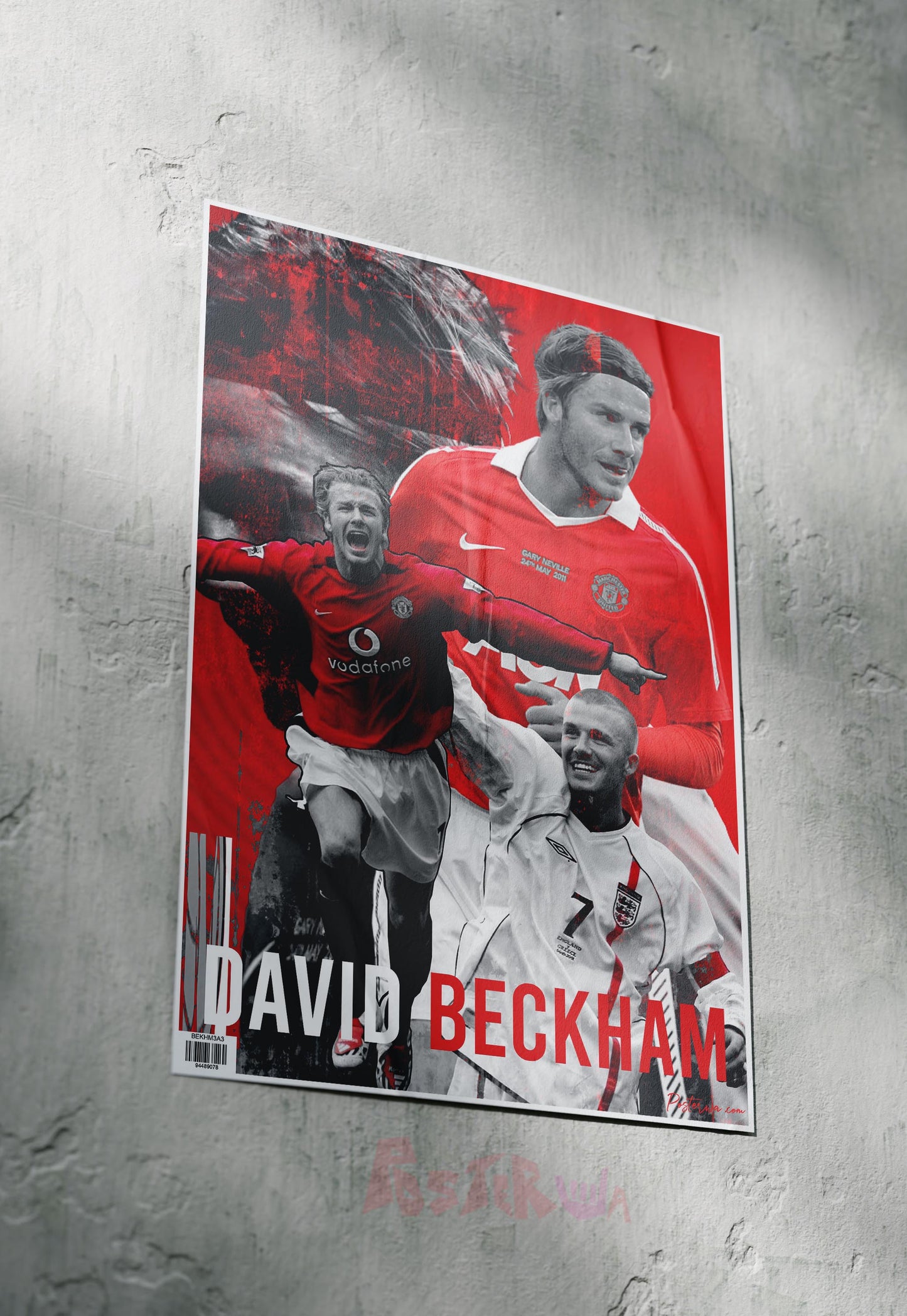 Golden Boots | David Beckham | Football Poster