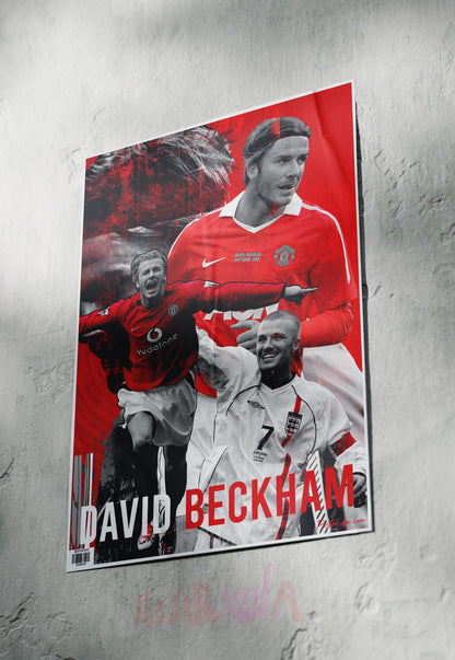 Golden Boots | David Beckham | Football Poster