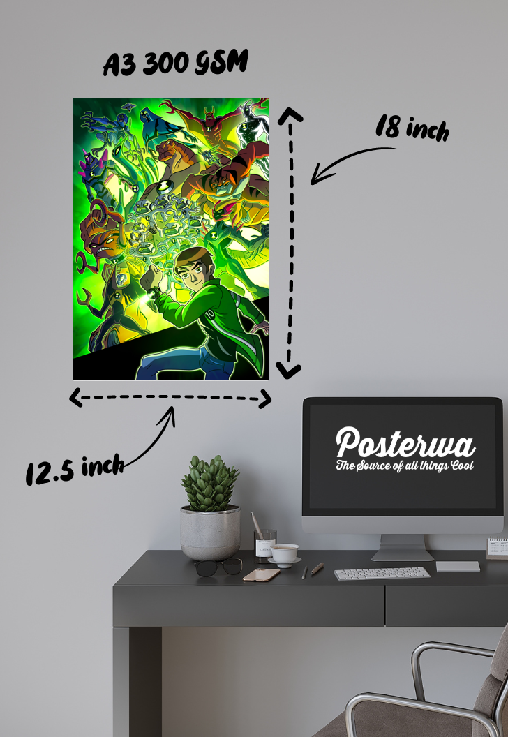 Galactic Guardian | Ben 10 | Anime Poster