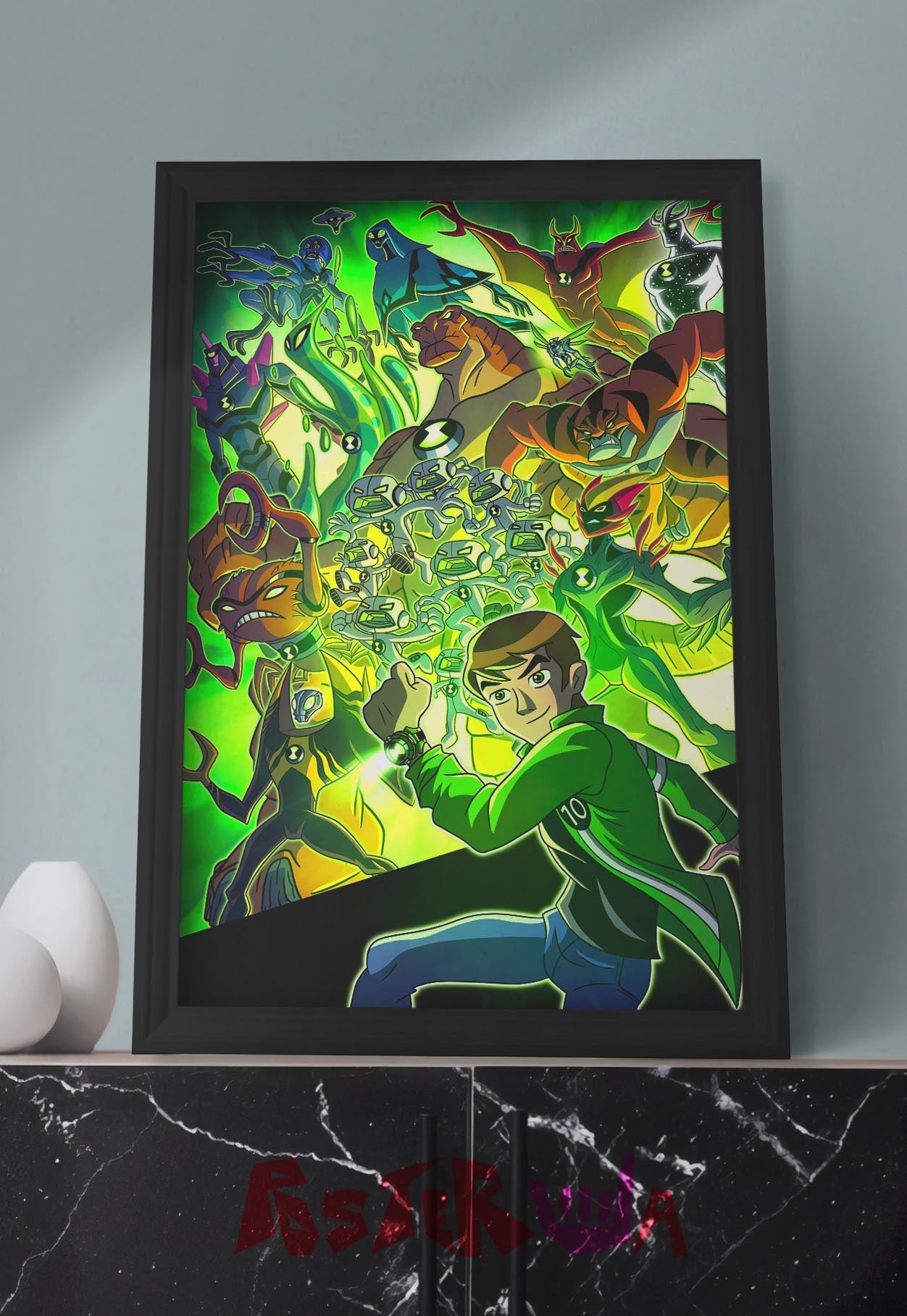 Galactic Guardian | Ben 10 | Anime Poster