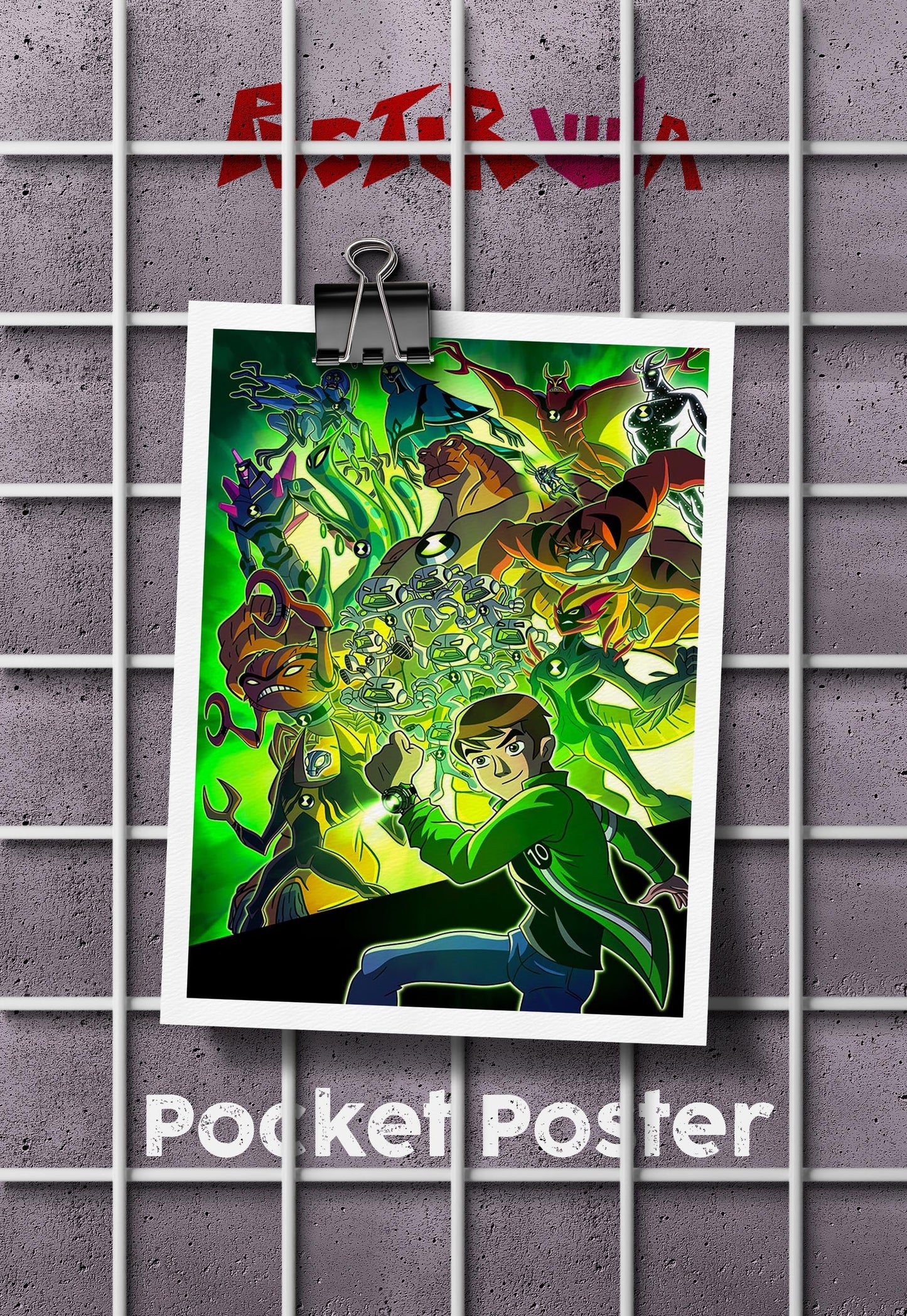 Galactic Guardian | Ben 10 | Anime Poster