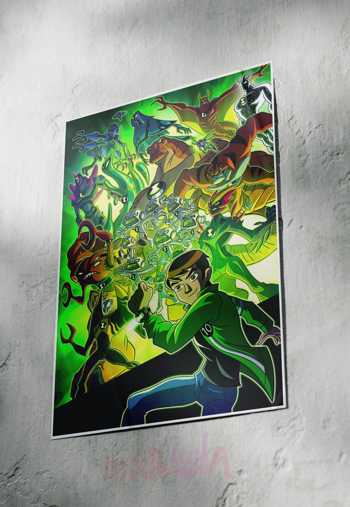 Galactic Guardian | Ben 10 | Anime Poster