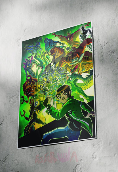 Galactic Guardian | Ben 10 | Anime Poster