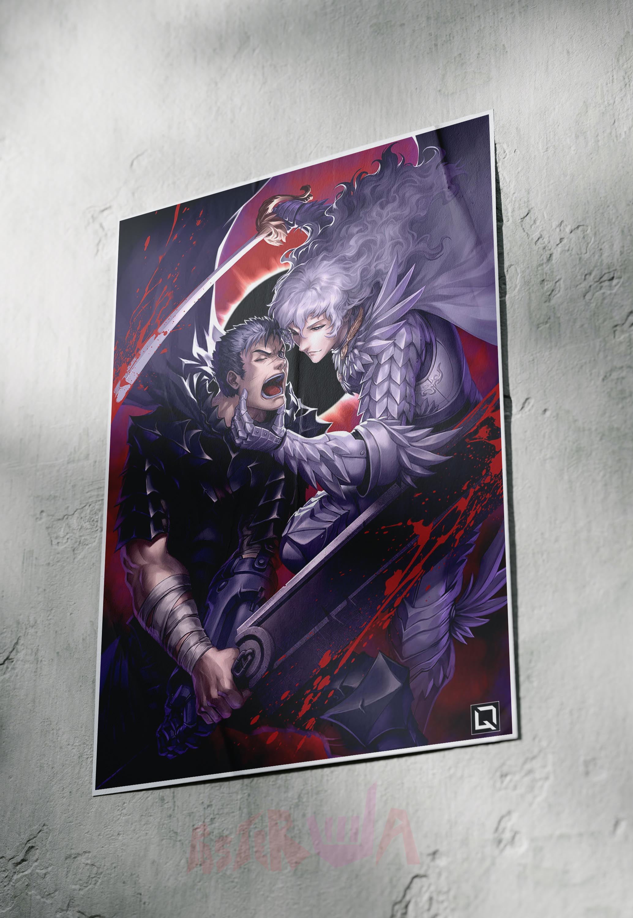 Clash of Fates | Berserk | Anime Poster – Posterwa