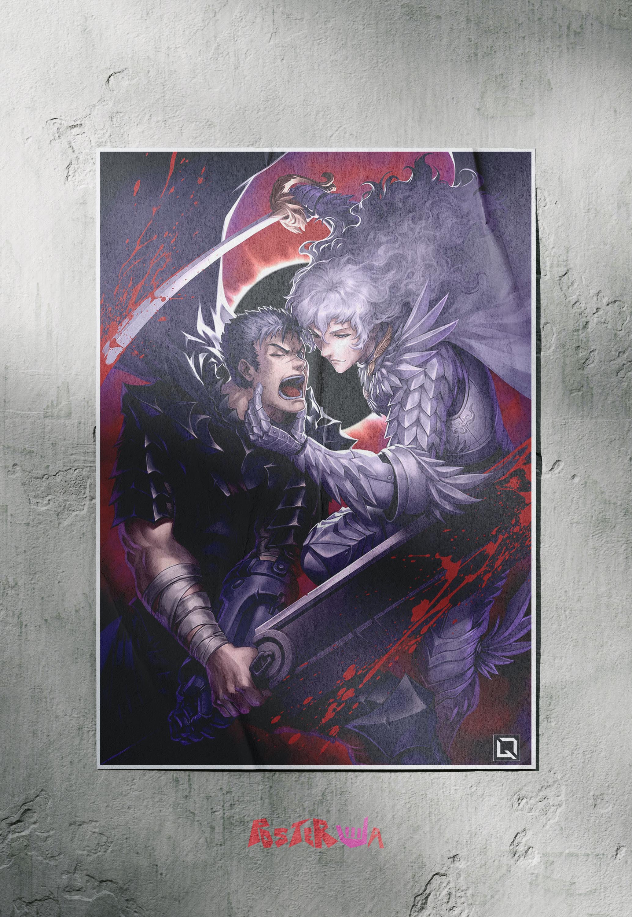 Clash of Fates | Berserk | Anime Poster – Posterwa