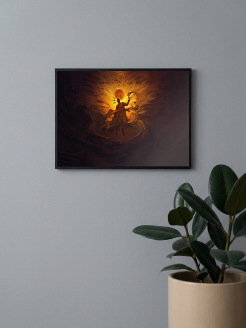 Berserk Griffith Abstract Poster