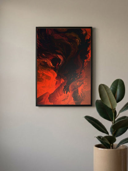 Berserk Dark Abstract Poster