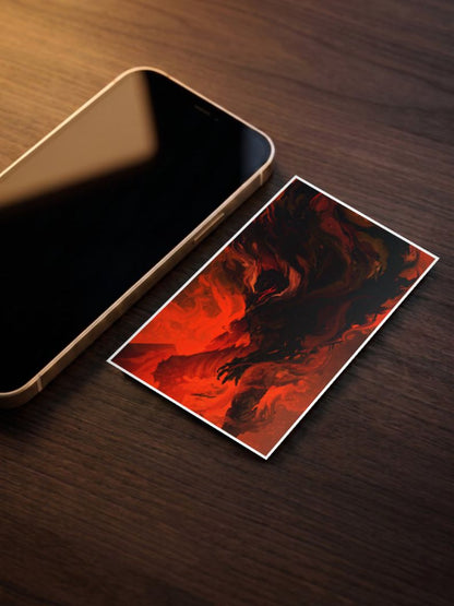 Berserk Dark Abstract Poster