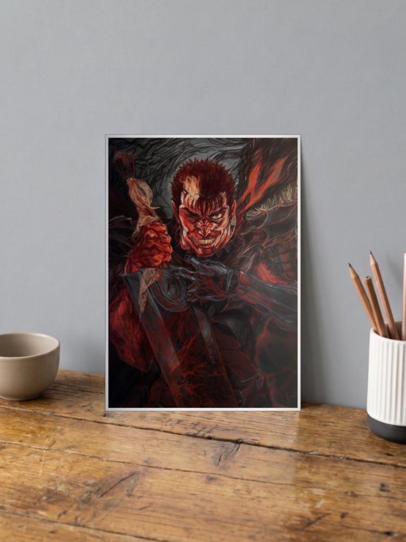 Grit and Gore | Berserk | Anime Poster