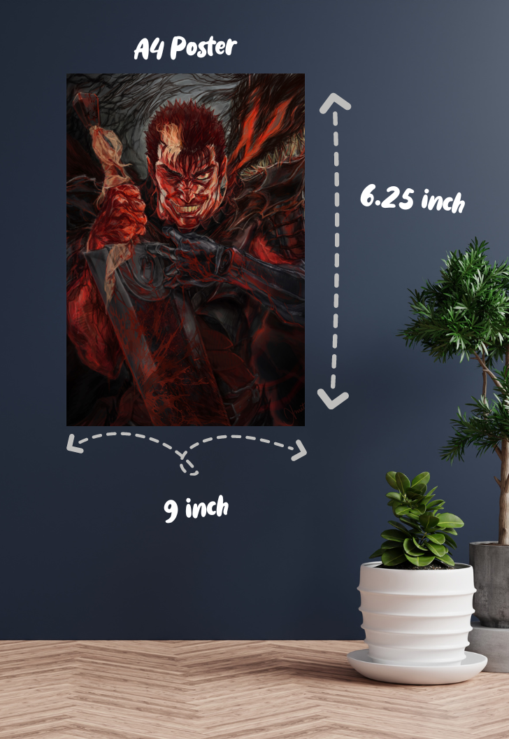 Grit and Gore | Berserk | Anime Poster