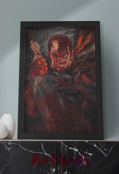 Grit and Gore | Berserk | Anime Poster