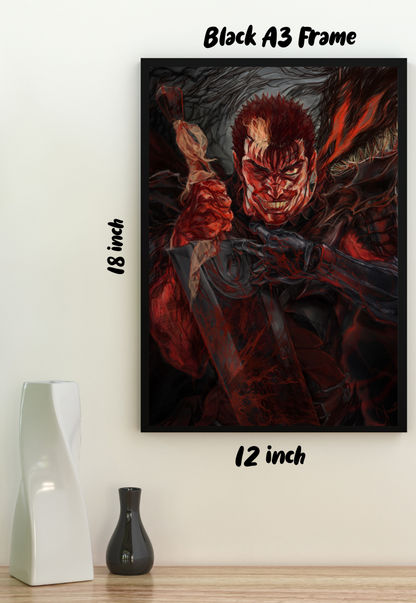 Grit and Gore | Berserk | Anime Poster