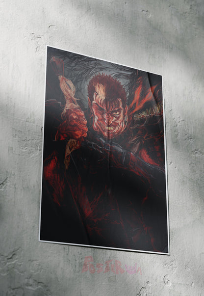 Grit and Gore | Berserk | Anime Poster