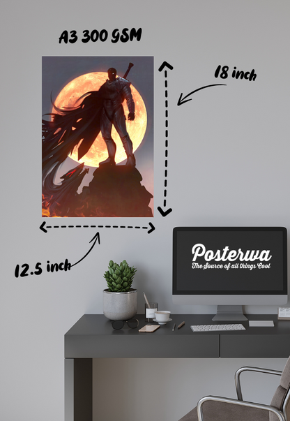 Darkened Steel | Berserk | Anime Poster