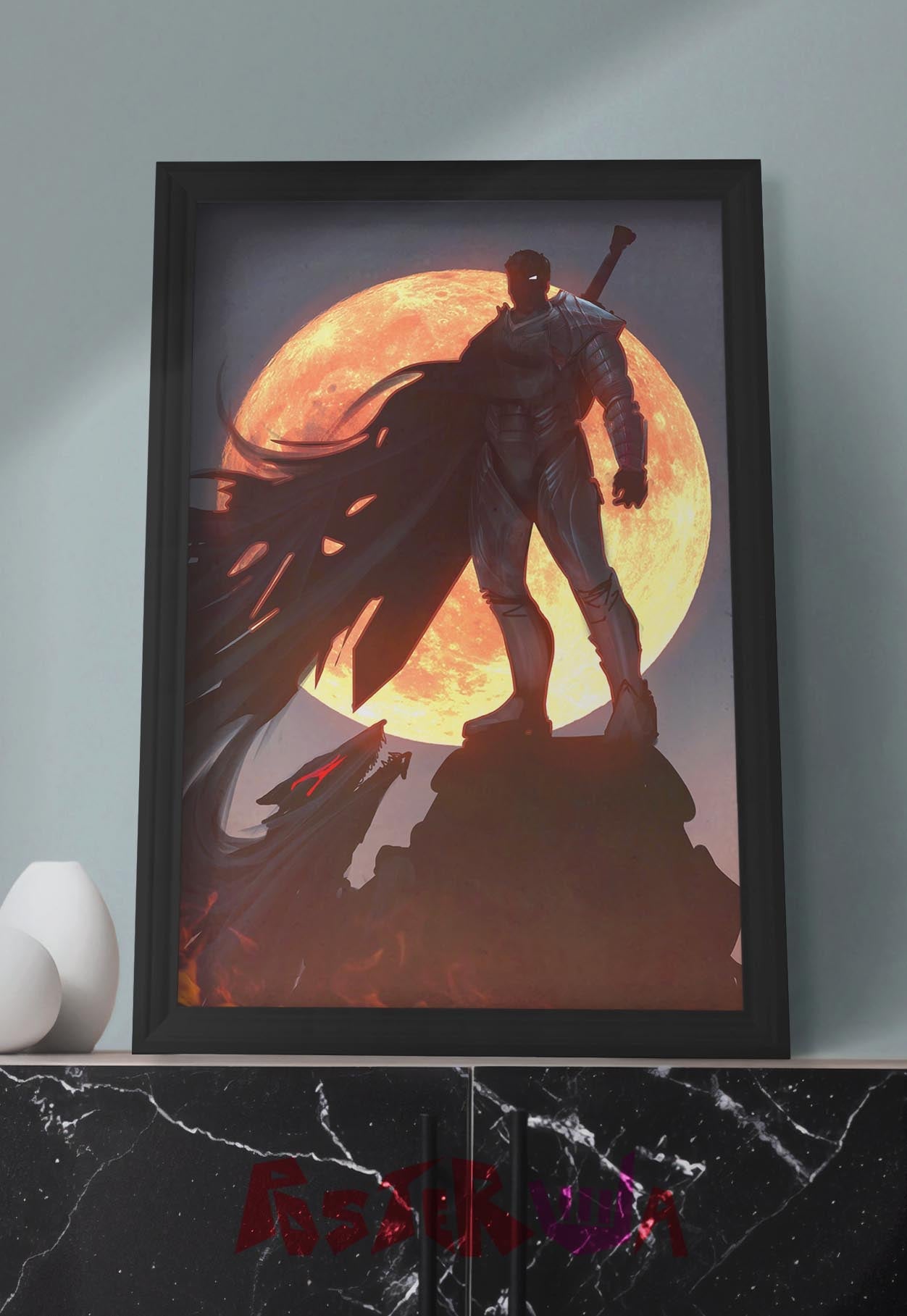 Darkened Steel | Berserk | Anime Poster
