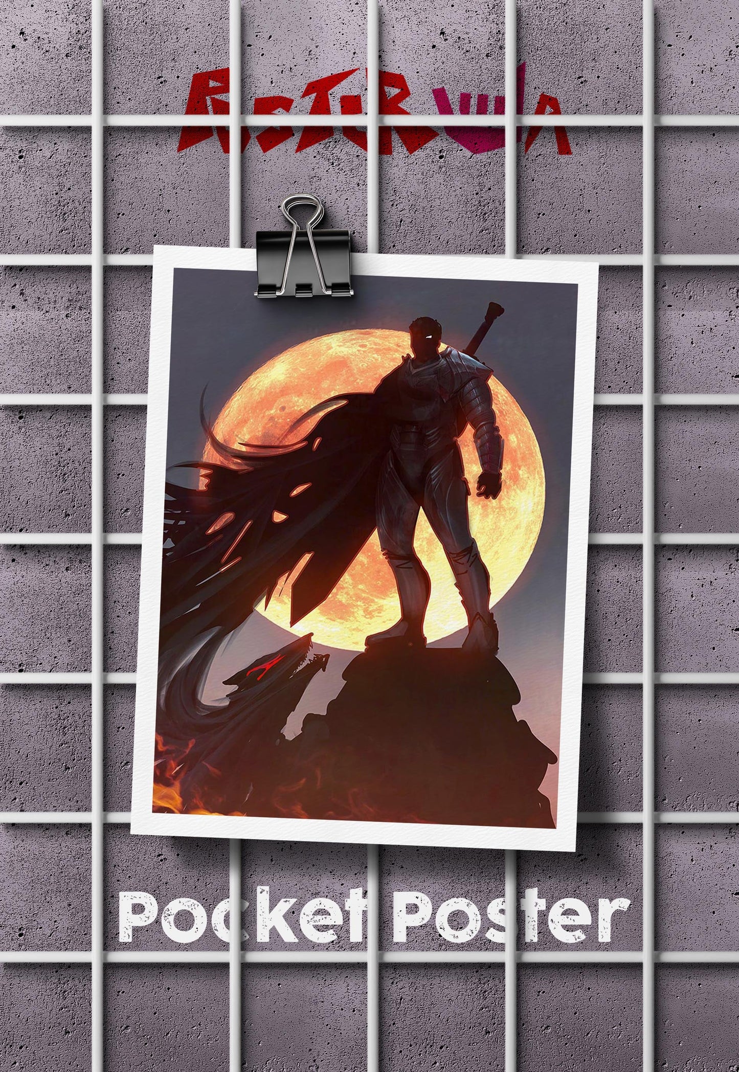 Darkened Steel | Berserk | Anime Poster