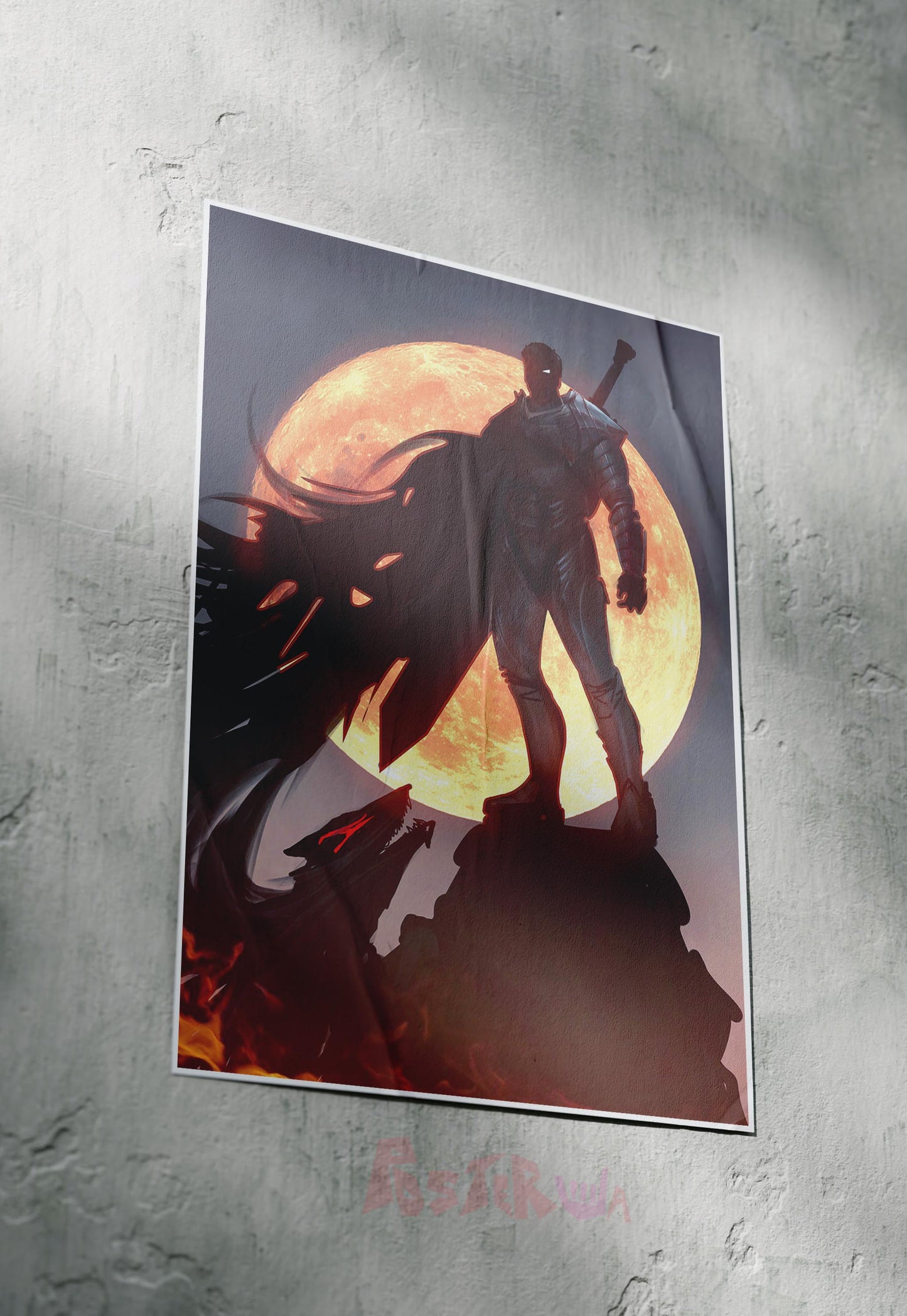 Darkened Steel | Berserk | Anime Poster