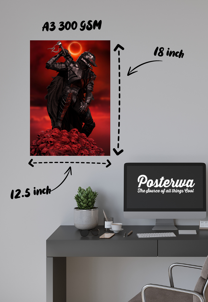 Raging Warrior | Berserker | Anime Poster