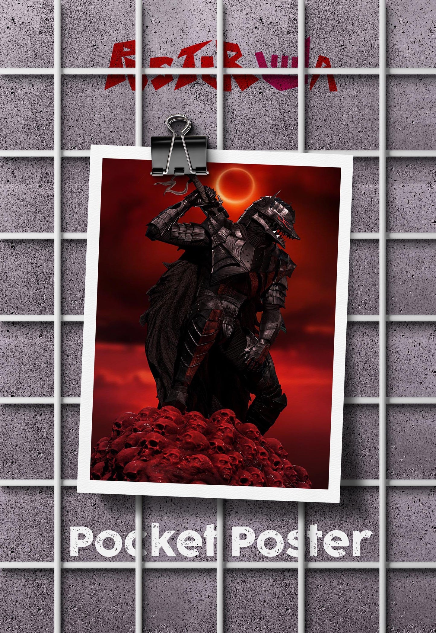 Raging Warrior | Berserker | Anime Poster