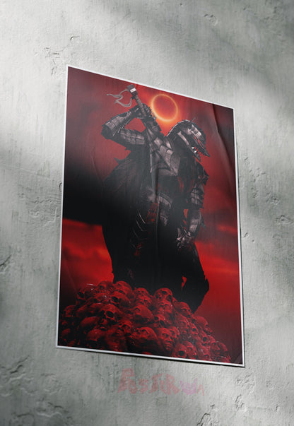 Raging Warrior | Berserker | Anime Poster