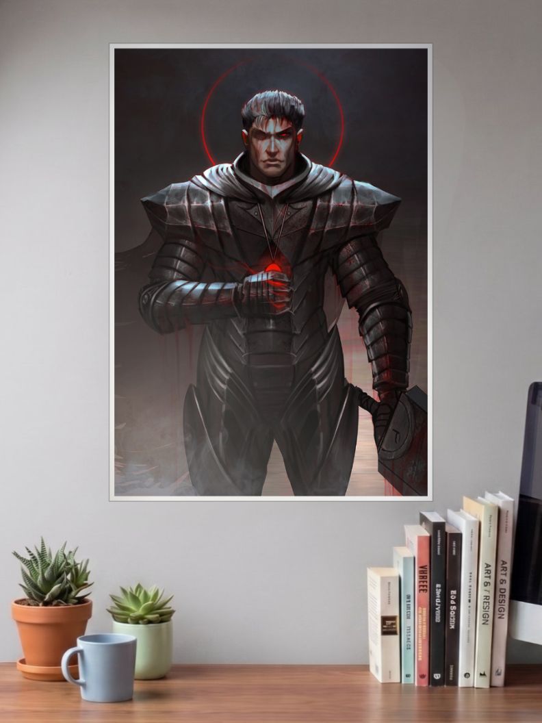 Courage and Emblems | Fantasy Saga | Anime Poster