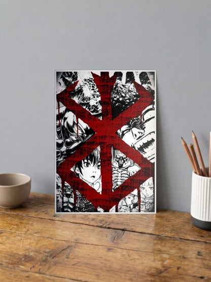 World of Berserk Logo Poster