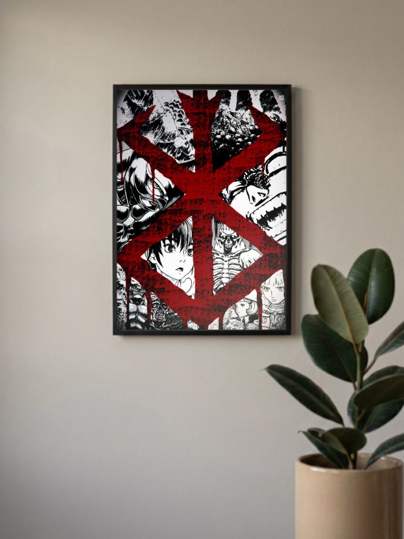 World of Berserk Logo Poster