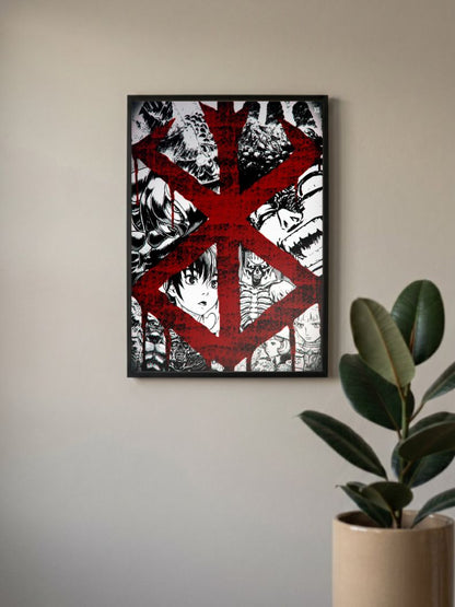 World of Berserk Logo Poster