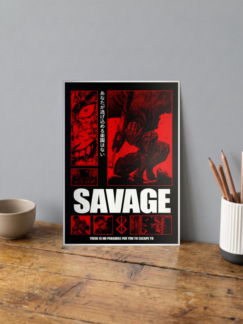 Savage Fury | Berserk | Anime Poster