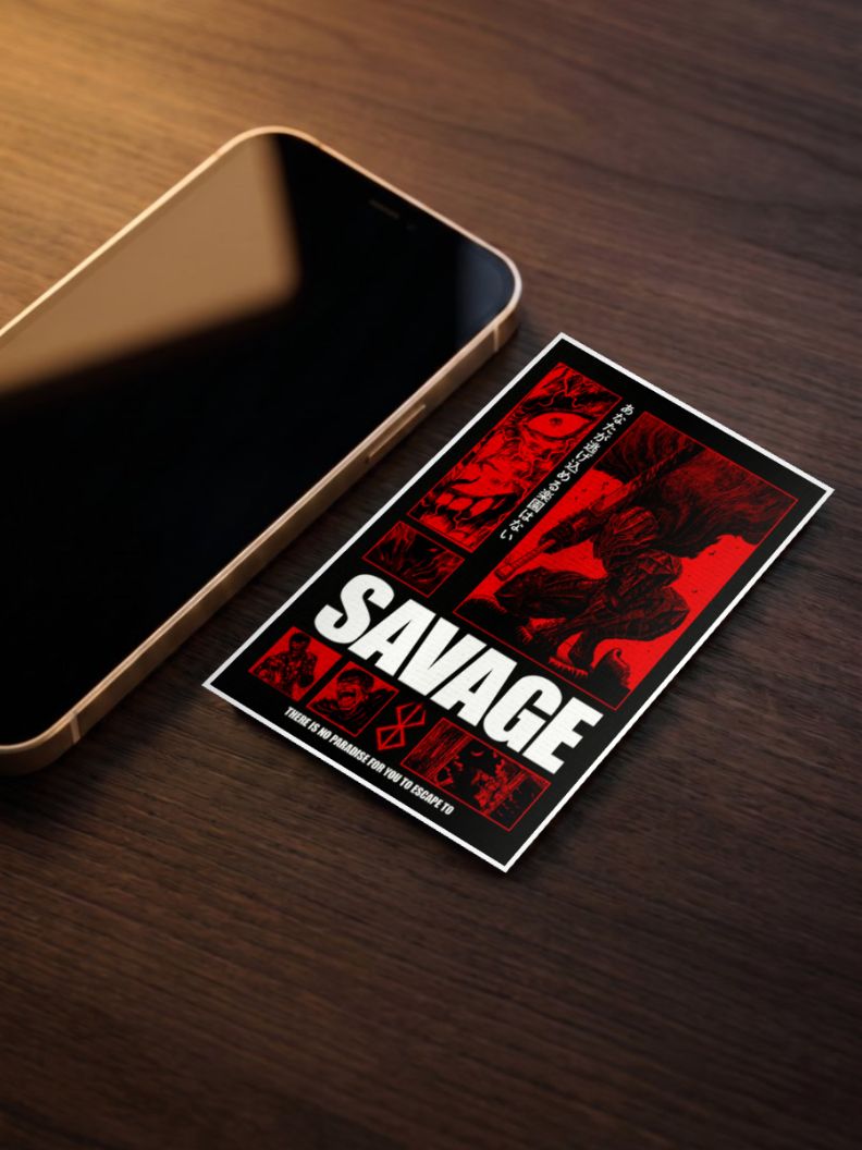 Savage Fury | Berserk | Anime Poster