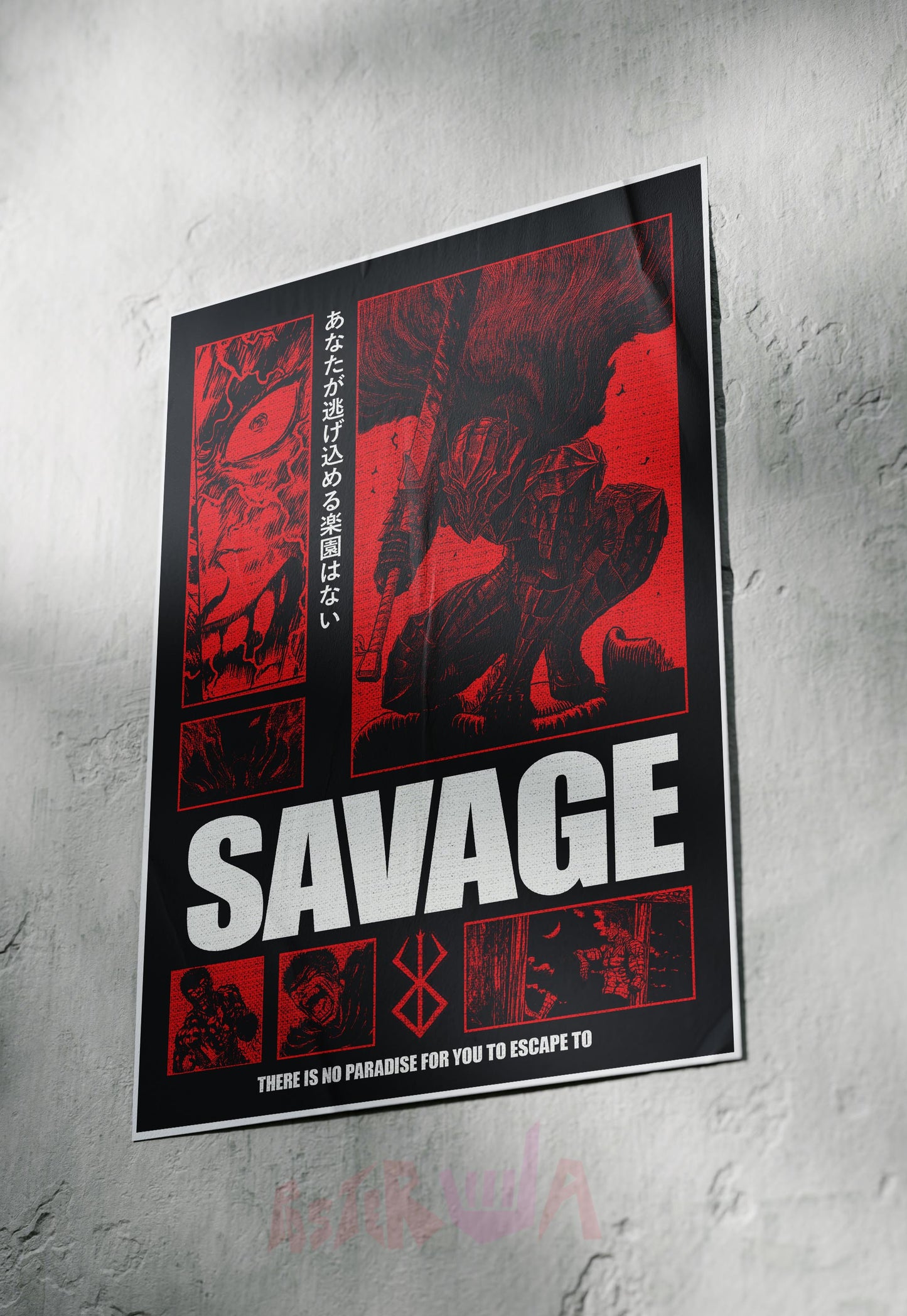 Savage Fury | Berserk | Anime Poster